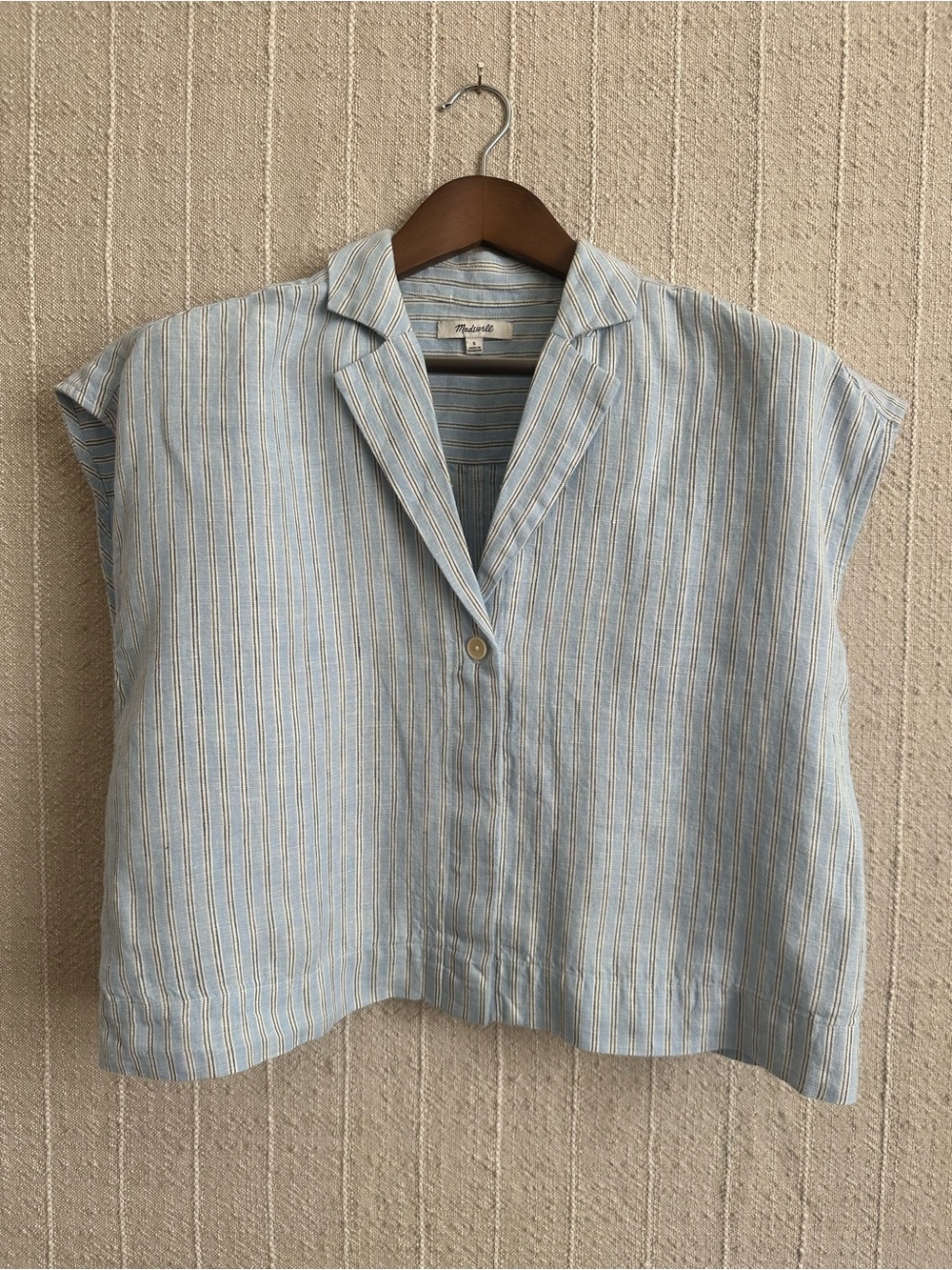 NWOT Madewell Linen Blouse Size Small